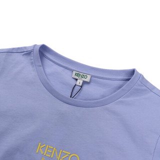 KENZO 凯卓 女士圆领短袖T恤 FA5 2TS710 937 65 浅紫蓝色 M
