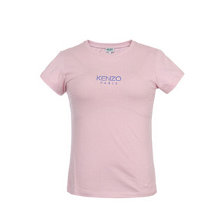 KENZO 凯卓 女士圆领短袖T恤 FA5 2TS710 937 34 浅粉色 XS