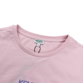 KENZO 凯卓 女士圆领短袖T恤 FA5 2TS710 937 34 浅粉色 S