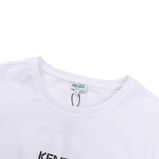 KENZO 凯卓 女士圆领短袖T恤 FA5 2TS710 937 01 白色 S