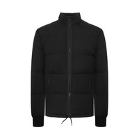 KENZO 凯卓 高田贤三 KENZO 20秋冬 男士黑色聚酯纤维小立领开衫羽绒服外套 FA6 5OU128 1NI 99 L码 180/88A