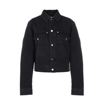 高田贤三 KENZO 20秋冬 男士OTHER系列棉质翻领长袖牛仔外套 黑色 FA6 5DB530 2ED 99 XL码 185/92A