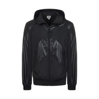KENZO 凯卓 高田贤三 KENZO 20秋冬 男士黑色聚酯纤维连帽开衫外套 FA6 5BL151 1NG 99 黑色 XL码 185/92A