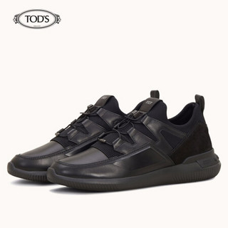 TOD'S/托德斯 刘昊然同款 2019秋冬款 男士No_Code_03运动鞋 XXM91B0CA40MIA  黑色/蓝色 44.5