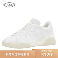 TOD'S 女士牛皮运动鞋 休闲鞋 礼盒礼品 白色 39.5
