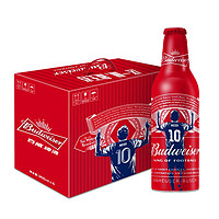 Budweiser 百威 梅西限定款 淡色拉格啤酒 355ml*6瓶