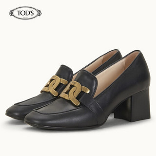 托德斯 TOD'S 2020秋冬 女士牛皮高跟鞋 XXW71C0DF70NF5 黑色 36