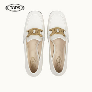 托德斯 TOD'S 2020秋冬 女士牛皮高跟鞋 XXW71C0DF70NF5 白色 36.5