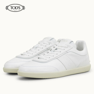 托德斯 TOD'S 2021早春新品 刘昊然同款 男士牛皮运动鞋 休闲鞋 礼盒礼品  XXM68C0DP30OV7 白色 42.5
