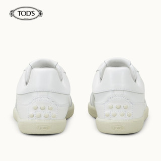 托德斯 TOD'S 2021早春新品 刘昊然同款 男士牛皮运动鞋 休闲鞋 礼盒礼品  XXM68C0DP30OV7 白色 42.5