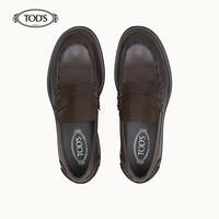 托德斯 TOD'S 2020秋冬 男士牛皮乐福鞋 棕色 41