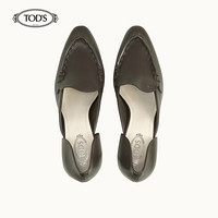 托德斯 TOD'S 2020秋冬 女士Dorsay Spiga 牛皮高跟鞋 XXW04D0DV20GOC  褐色 38.5