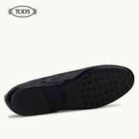 TOD'S 托德斯 2021早春女士牛皮乐福鞋 XXW35B0EC71XLX 黑色 39.5