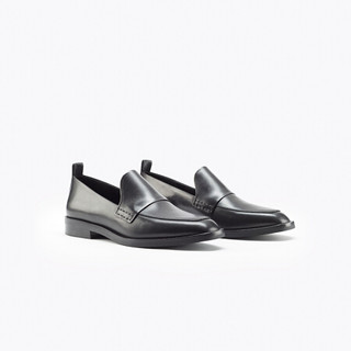 3.1 Phillip Lim 女士简约百搭ALEXA - 25MM LOAFER系列黑色乐福鞋 SHP9-T603SEN-BLACK 38