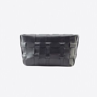 3.1 Phillip Lim 奢侈品 ODITA LATTICE POUCH系列 女士黑色牛皮单肩包  AS20-B910NBL-BLACK