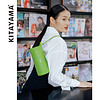 Kitayama 人间便利店系列 圆筒包 腋下包 马卡龙色 个性原创 萌木绿色