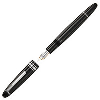 MONTBLANC 万宝龙 钢笔 大班系列 146/2850 黑杆白夹 F尖 单支装