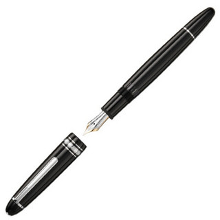 MONTBLANC 万宝龙 钢笔 大班系列 146/2850 黑杆白夹 F尖 单支装