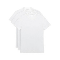 普拉达PRADA 男士白色棉Prada 三件一套平纹针织棉质T恤 UJM492S181-ILK-F0009 XXL