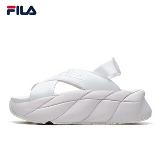 FILA 斐乐官方 女运动凉鞋2021春夏新款厚底沙滩鞋休闲鞋 F12W124528F 亲肤粉-PK 37.5