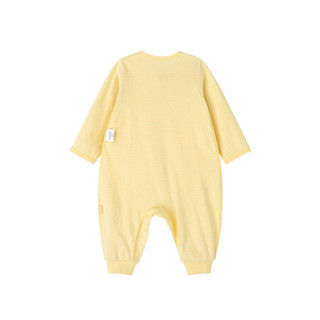YeeHoO英氏婴儿衣服新生儿连体衣儿童内衣宝宝婴幼儿居家爬爬服连体服哈衣服装 连体睡衣 YLAAJ00028A01襟蛤--100cm 100cm(建议2-3岁)
