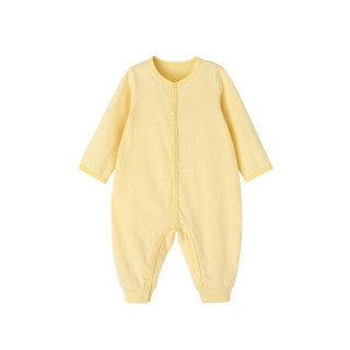 YeeHoO英氏婴儿衣服新生儿连体衣儿童内衣宝宝婴幼儿居家爬爬服连体服哈衣服装 连体睡衣 YLAAJ00028A01襟蛤--100cm 100cm(建议2-3岁)