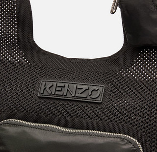 KENZO 凯卓 Flyknit系列 女士手提托特包 黑色 小号