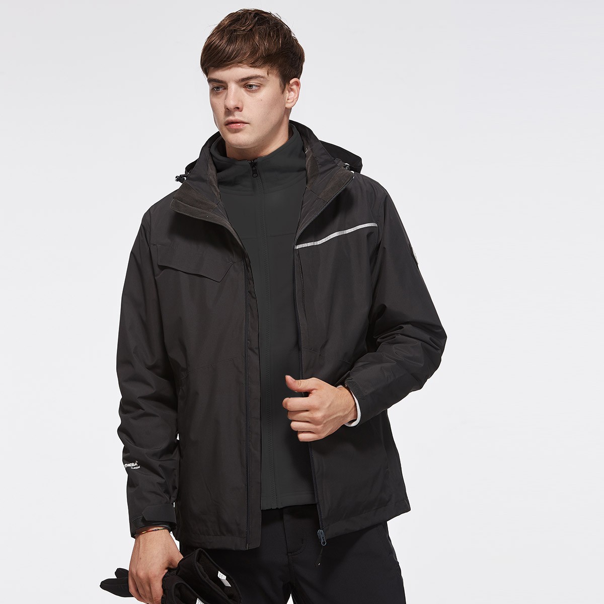 northland 诺诗兰 gs075x05 男款三合一冲锋衣