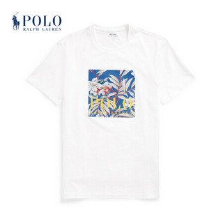 Ralph Lauren/拉夫劳伦男装 2021年春定制修身版型针织T恤RL13282 100-白色 S