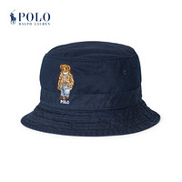 Ralph Lauren/拉夫劳伦男配 2021年春季Polo小熊卡其渔夫帽RL51142 410-海军蓝 L/XL