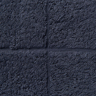 MUJI 棉绒 可再利用浴巾 厚型 藏青色 70×140cm