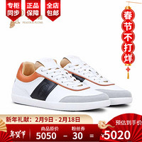 TOD'S孔雀翎TOD’S托德斯2020新款女鞋时尚经典字母商标印花橡胶低帮运动鞋 黑白色 40.5