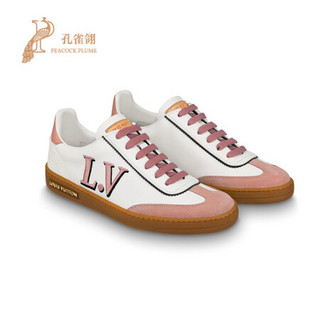 Louis Vuitton/路易威登2020新款女鞋FRONTROW系带运动鞋1A5794 蓝色1A57A0 38.5