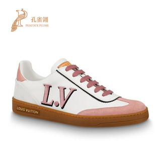 Louis Vuitton/路易威登2020新款女鞋FRONTROW系带运动鞋1A5794 蓝色1A57A0 38.5