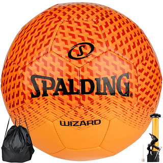 SPALDING 斯伯丁 WIZARD(奇才)系列 64-924Y PU足球 红橙 5号/标准