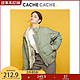 Cache Cache羽绒服女短款2020冬季轻薄韩版工装宽松外套羽绒服厚