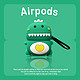 凸格 AirPods 创意卡通保护套
