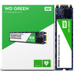 西部数据（WD）480GB SSD固态硬盘 M.2接口(SATA总线) Green系列-SSD日常家用普及版｜三年质保