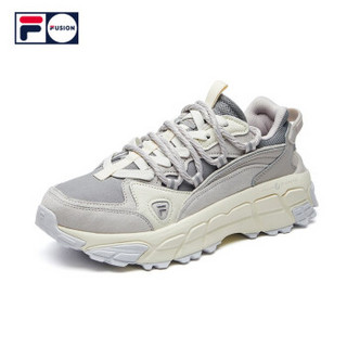 FILA FUSION SKYRUNNER女跑步鞋2021春季新款登山风运动鞋ins潮 合金灰/风铃-AW 36.5 *3件