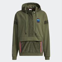 adidas Originals ADV HOODIE 男子运动套头衫 GV0930 基础绿 L