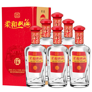 双沟 柔和 红 42%vol 浓香型白酒 450ml*6瓶 整箱装