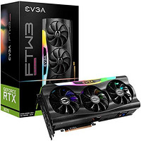 EVGA 08G-P5-3767-KR GeForce RTX 3070 FTW3 8GB GDDR6 超游戏显卡，iCX3技术，ARGB LED，金属背板