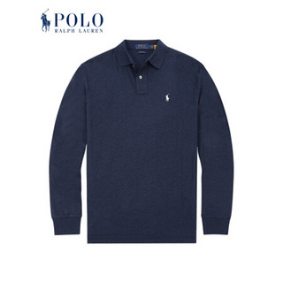 Ralph Lauren/拉夫劳伦男装 经典款定制修身棉质Polo衫RL12721 400-蓝色 M