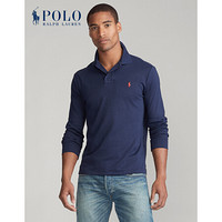 Ralph Lauren/拉夫劳伦男装 经典款定制修身棉质Polo衫RL12721 410-海军蓝 S