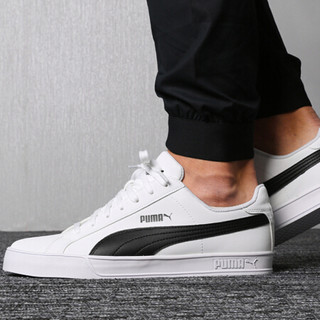PUMA 彪马 男女同款 休闲鞋 SMASH VULC 运动鞋 359622 05白色37.5码