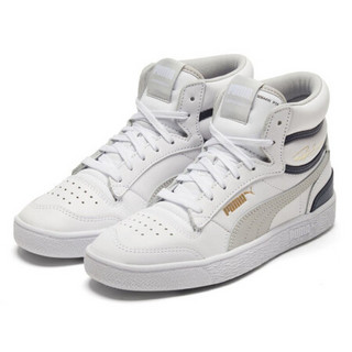 彪马 PUMA 男女 生活系列 Ralph Sampson Mid 运动 休闲鞋 370847 04 白-灰-蓝 37.5码 UK4.5码