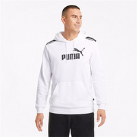 彪马 PUMA 男子 基础系列 AMPLIFIED Hoodie TR 针织卫衣 588816 02 白 亚洲码 S 170/92A