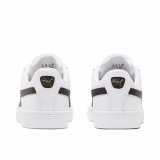 彪马 PUMA 男女同款 生活系列 Basket Classic XXI 休闲鞋 374923 02 白-黑色 37 UK4