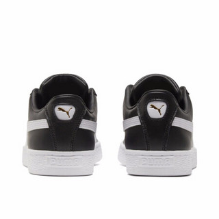 彪马 PUMA 男女同款 生活系列 Basket Classic XXI 休闲鞋 374923 04 黑色-白 37.5 UK4.5