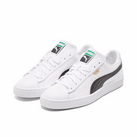 彪马 PUMA 男女同款 生活系列 Basket Classic XXI 休闲鞋 374923 02 白-黑色 42.5 UK8.5